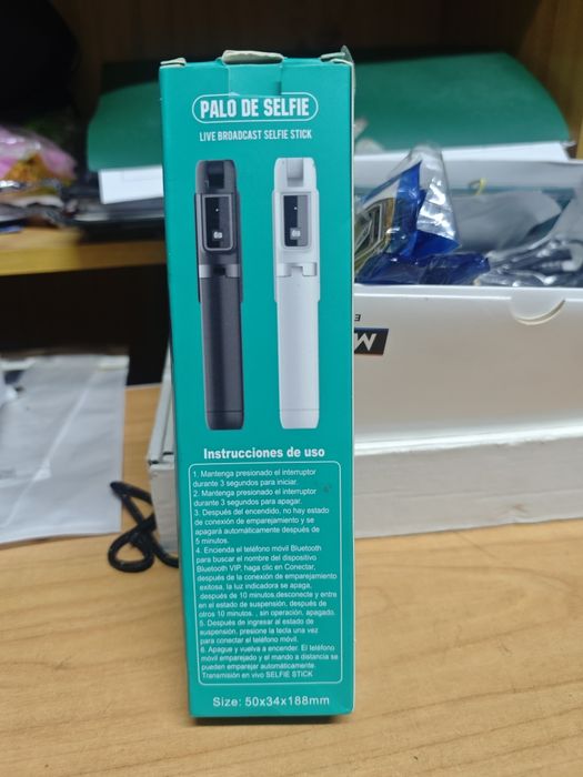 Mini tripé bluetooth para telemóvel