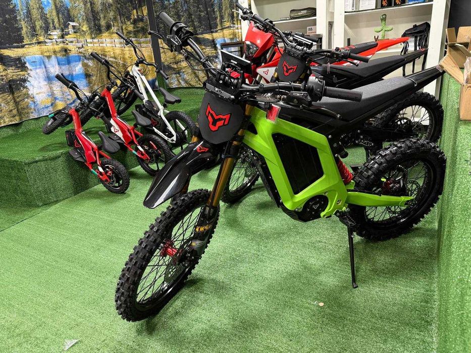 Електромотоцикл електробайк Arctic Leopard Spirit XF Pro MX Green ендуро