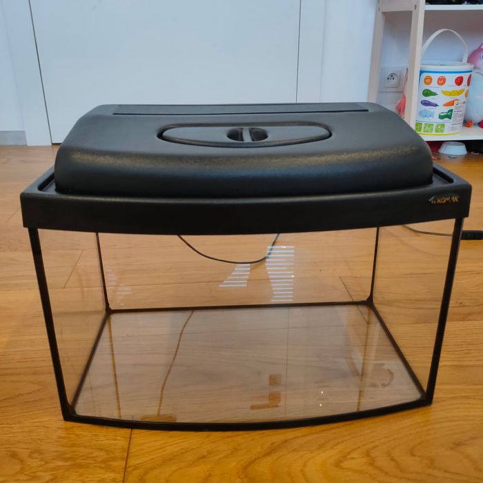 Akwarium 25l plus nowa grzałka i filtr