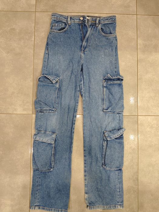 Spodnie jeansowe Cargo
