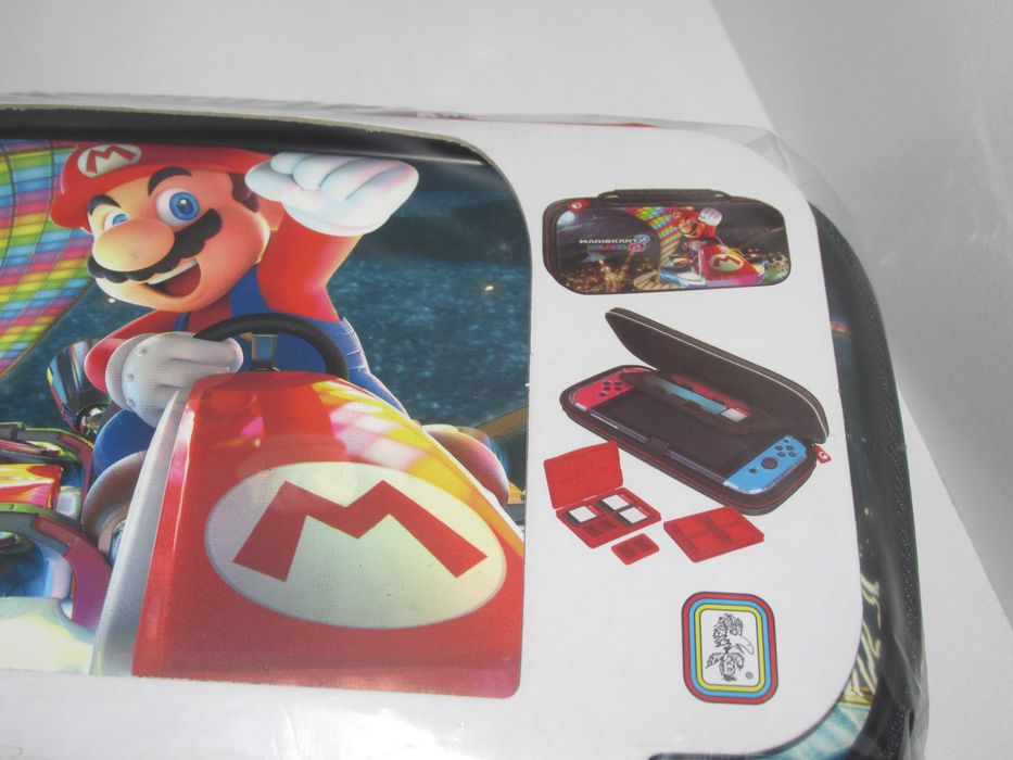 Mario Kart 8 Deluxe Travel Case Nintendo Switch Novo/Selado
