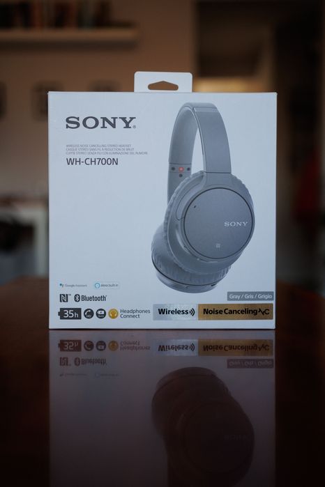 słuchawki bezprzewodowe Sony WH-CH700n  jak nowe, komplet