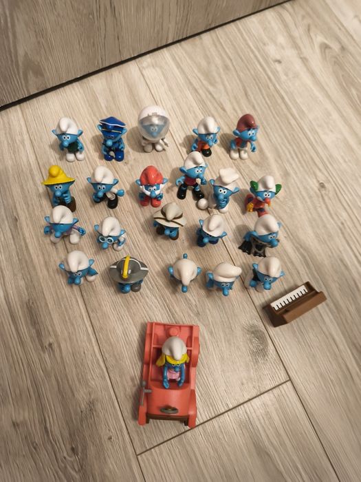 Smerfy figurki deagostiny