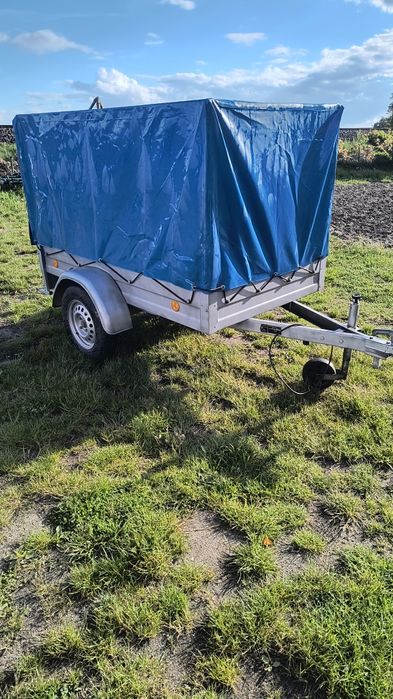 Przyczepka samochodowa dmc 700 kg z plandeka