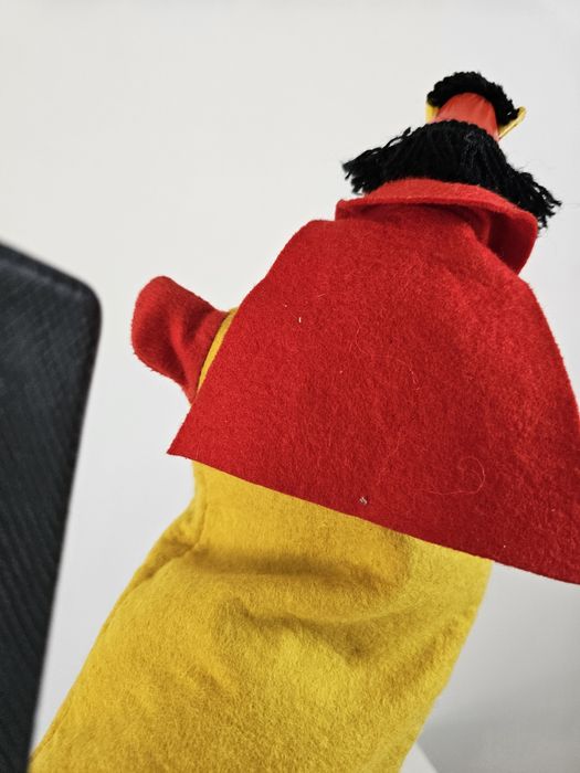 Pacynka diabła lata 60 vintage filcowa diabeł