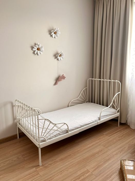 Łóżko Ikea minnen białe dla dziecka