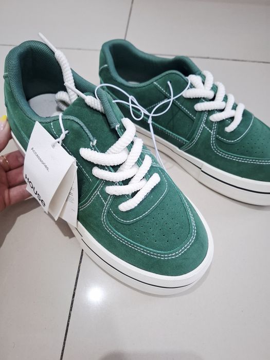 Nowe zielone buty sportowe house 37