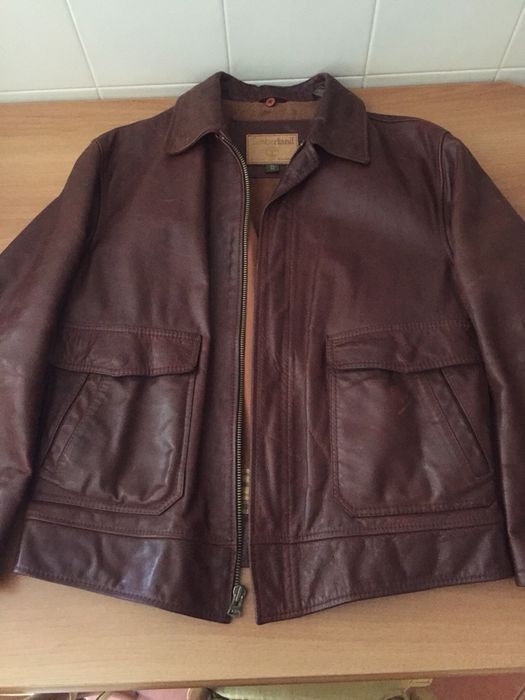 Casaco Cabedal Castanho Timberland