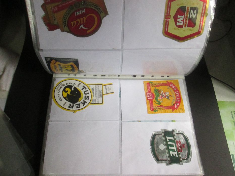 Rotulos de cerveja artesanal portuguesa