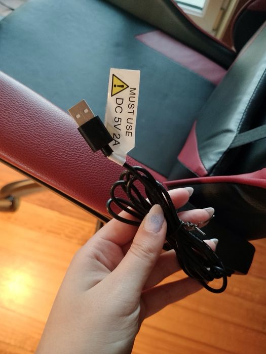 Cadeira gaming com almofada de massagens