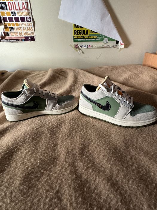 Nike Air Jordan 1 Low SE Craft "Sky J Light Olive"