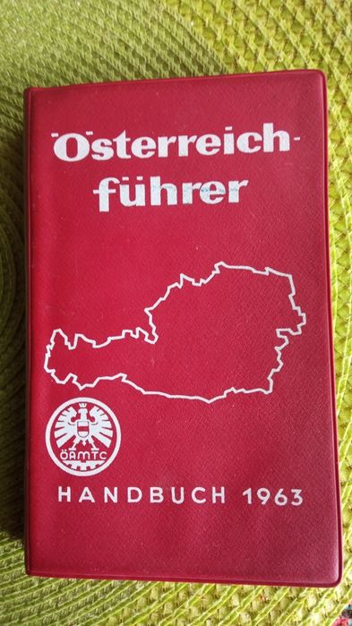Stary przewodnik dla kierowców ,Austria 1963