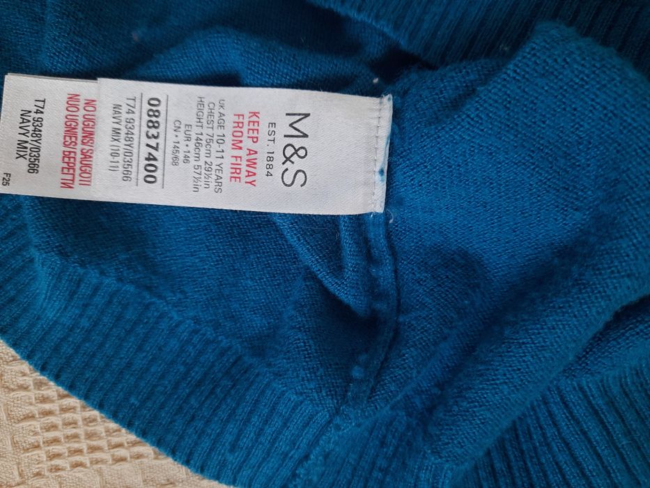Джемпер, светр  M&S 146 або 10-11р. Ідеал.стан