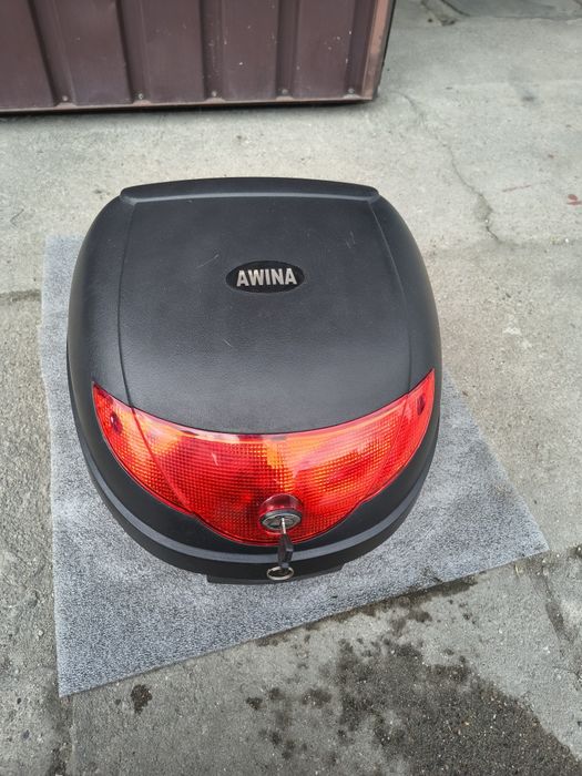 Kufer do roweru, skutera, motoru na bagażnik, na kask, odpinany