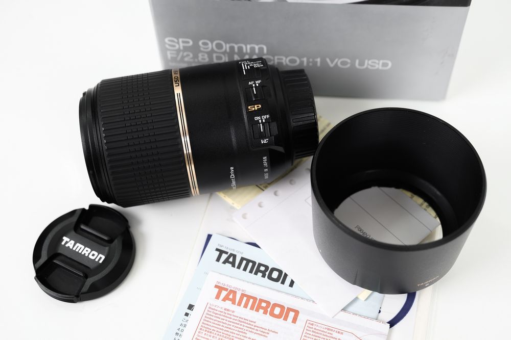 Макро объектив Tamron SP 90mm для nikon f2.8 1:1  macro VC USD Di made