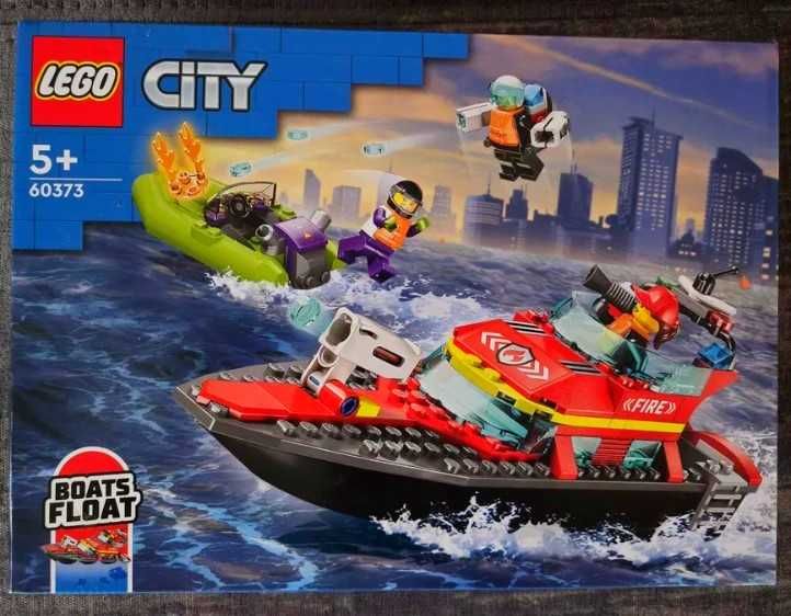 LEGO CITY łódź strażacka