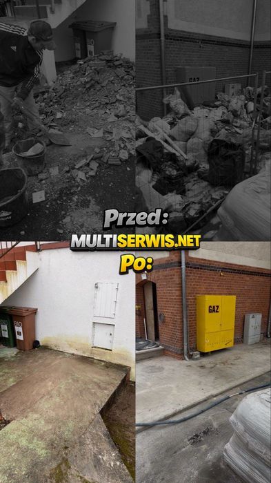 Opróżnianie, Sprzątanie, Czyszczenie, Utylizacja, Wywóz! MultiSerwis!