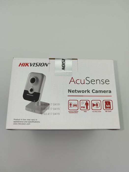 Камера відеоспостереження Hikvision cube 4mp DS-2CD2443G2-I POE