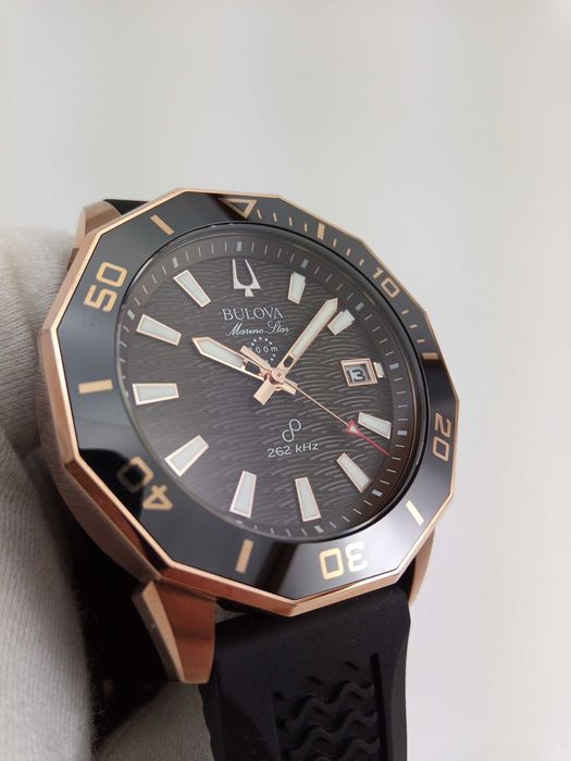 Bulova Precisionist Marine Star 98B421 точность колебаний 262, сапфир