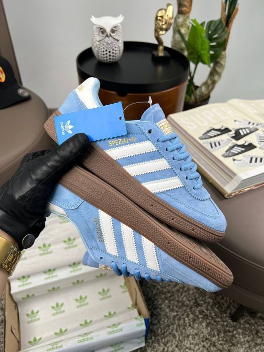 Жіночі кросівки адідас Adidas Spezial Sky Blue [36-40]