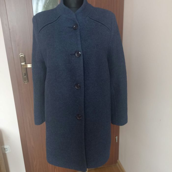 Tanio świetny elegancki płaszcz zimowy Natalia 4xl