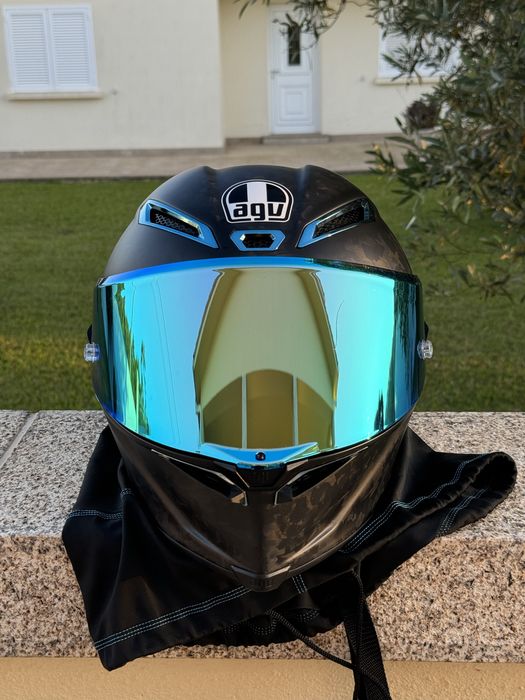 Capacete AGV Pista GP RR Futuro Carbonio Forgiato - Tamanho MS