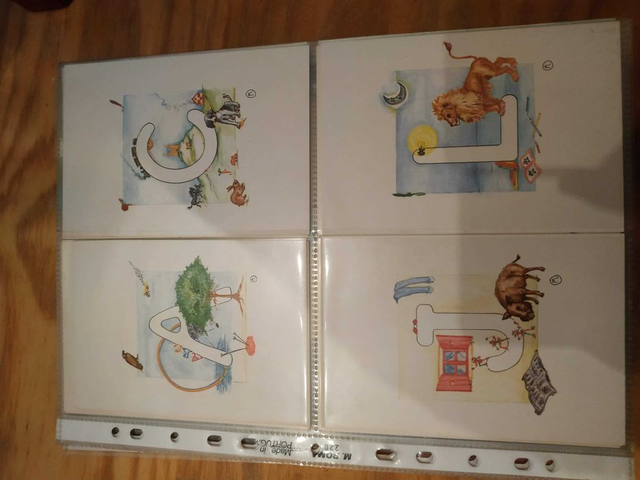 Postais ilustrados anos 80