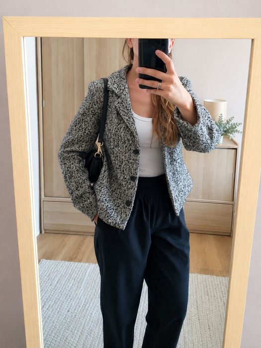 Wełniany żakiet Blacky Dress 95% wełna rozmiar S/M