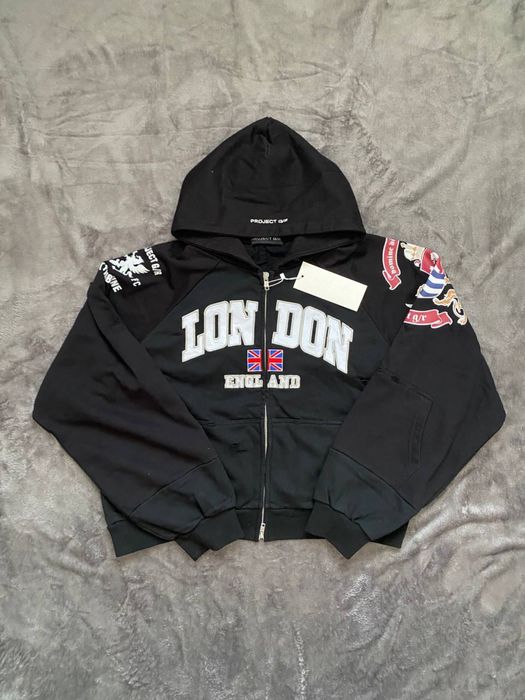 PROJECT G/R London zip hoodie