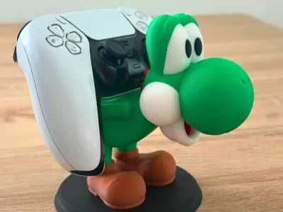 suporte para controles e headset