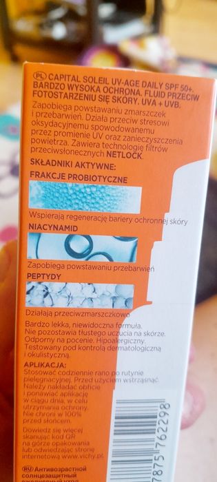 Fluid z SPF 50 do twarzy marki Vichy