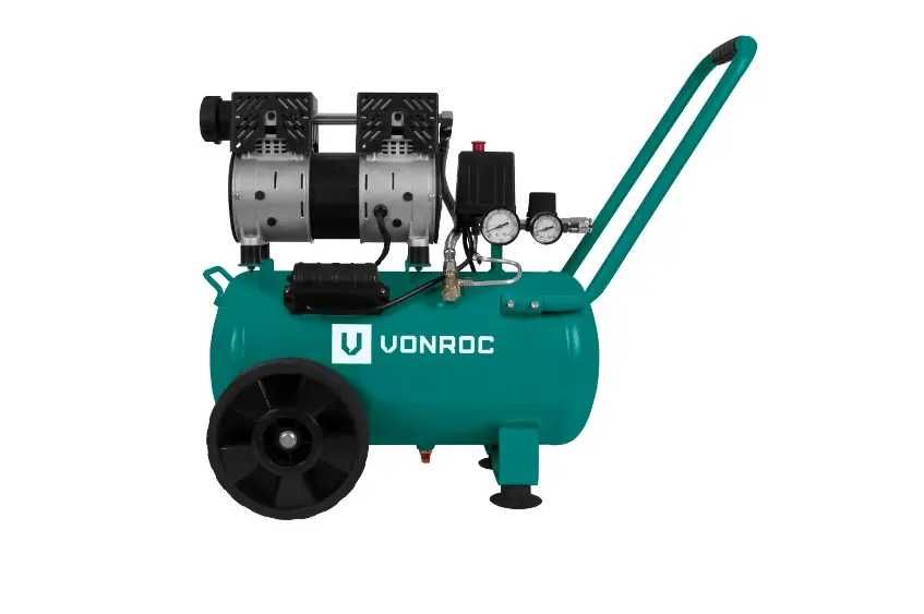 Компресор безмасляний 1,3 кВт VONROC CR506AC 24 л/150 л-хв