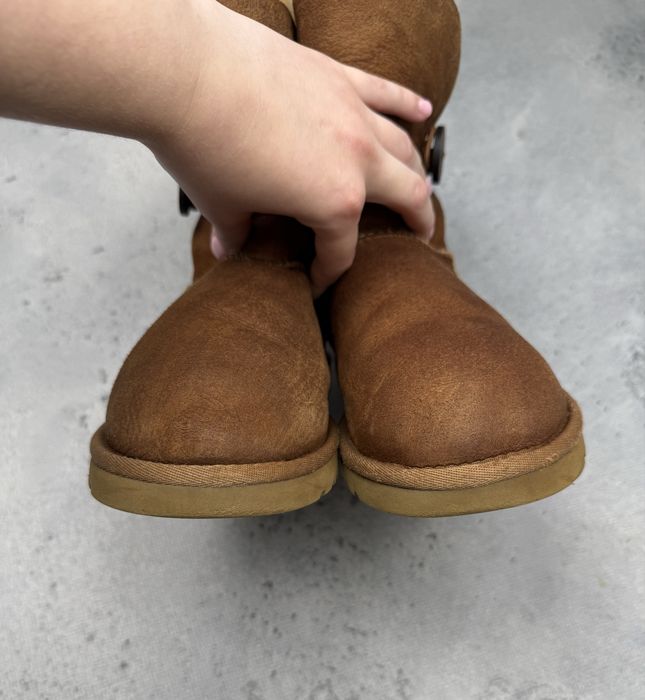 Ugg Śniegowce W Bailey Button  Brązowy