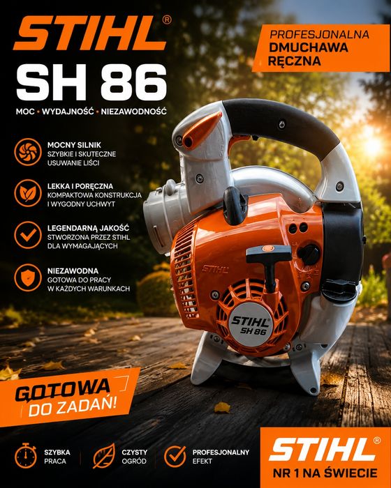 Sthil sh86 dmuchawa odkurzacz nowy gwarancja