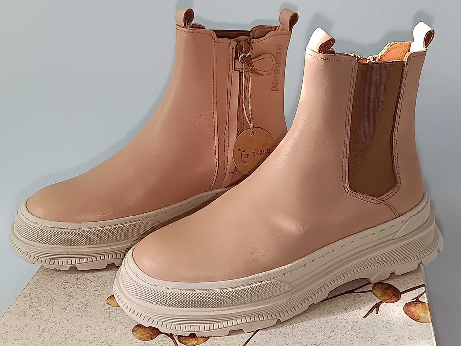 Buty bisgaard 35 kozaczki butki bootki skórzane na zamek