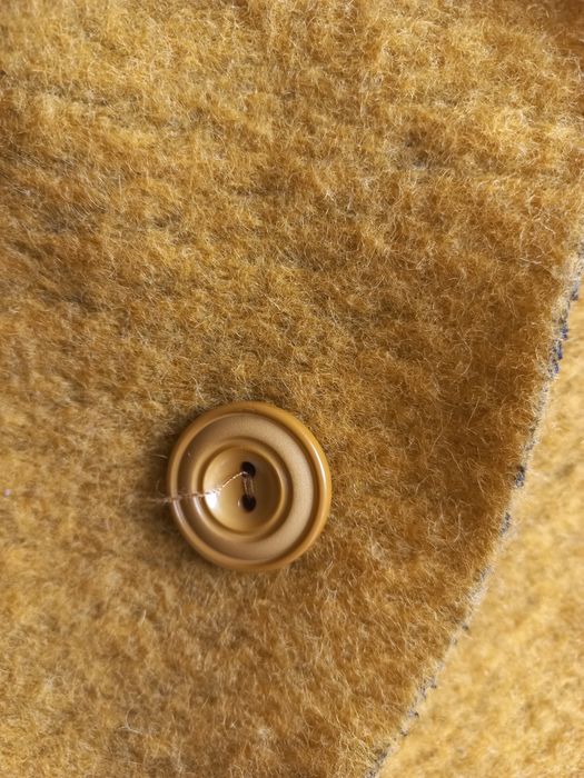 Żakiet musztardowy wełna M vintage