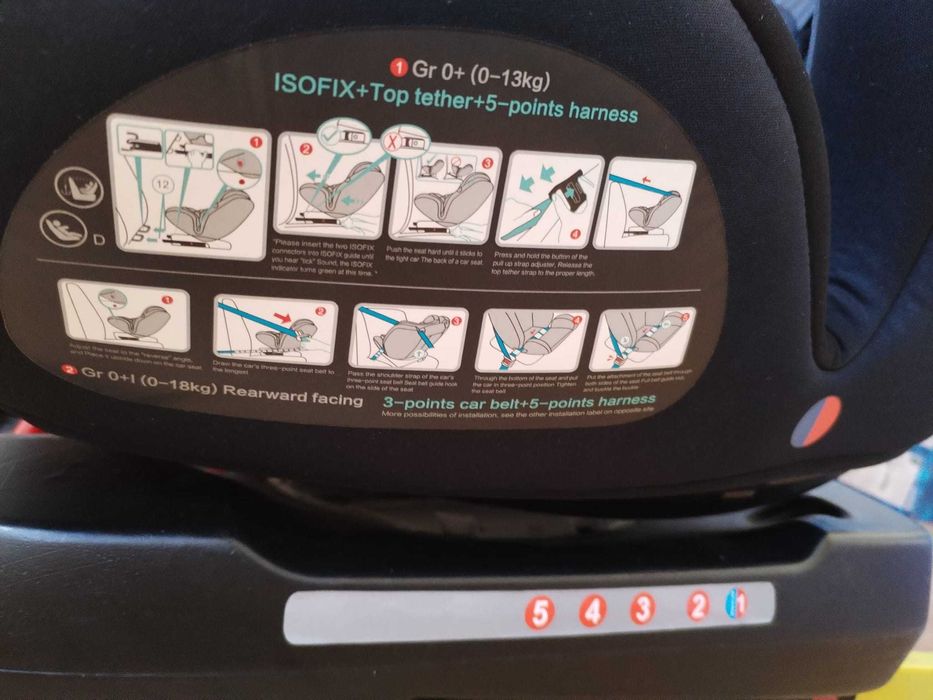 Cadeira Auto Rotativa/ Giratória Preta | Asalvo