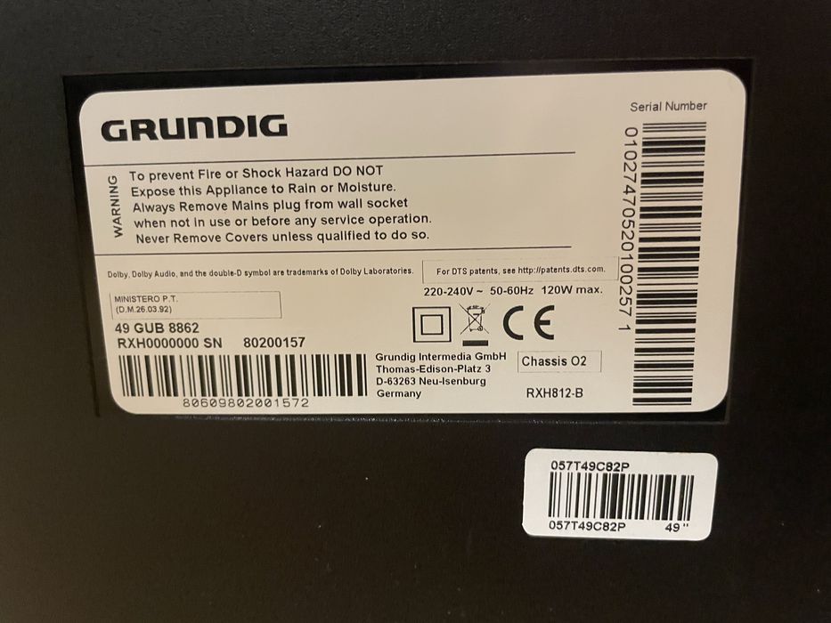 Телевізор Grundig 50 smart tv 4K