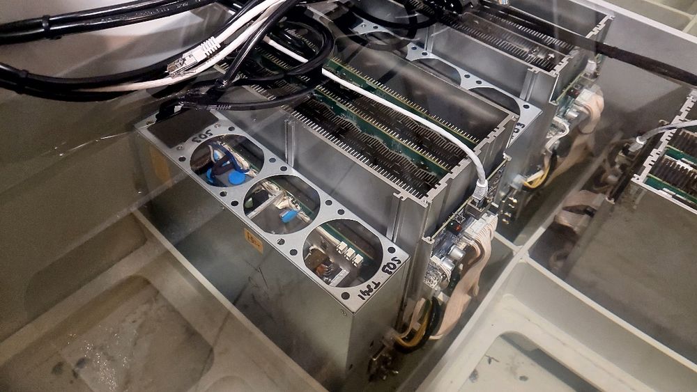 Аsic Асик Bitmain Antminer T19 S19 в іммерсіоному маслі та без