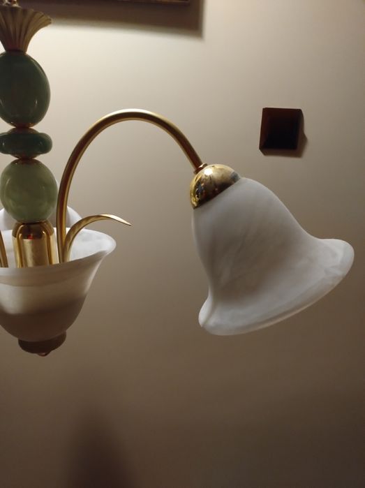 Lampa wisząca  szklane klosze