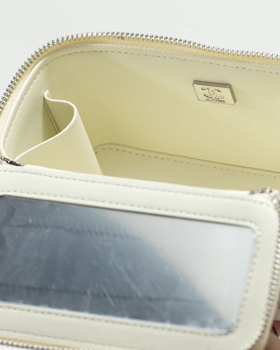 Сумка Chanel / сумочка шанель біла молочна