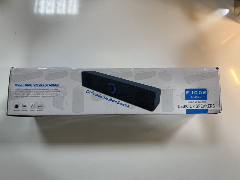 Coluna para desktop USB + AUX
