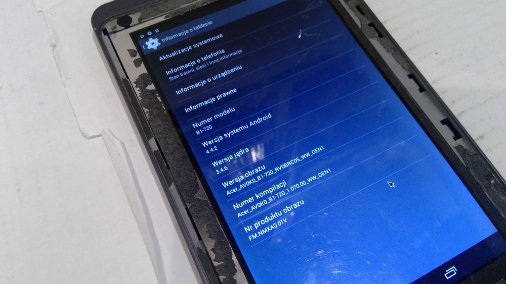 Tablet acer B1-720 T236