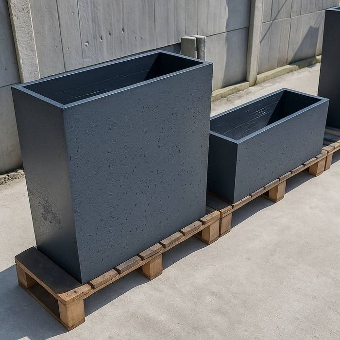 Donice Betonowe doniczka ogrodowa donica tarasowa beton architektonicz