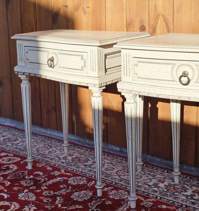 Komódka szafka stolik nocny secesja  Ludwik 2 szt #1247 Sty