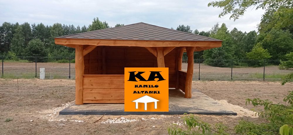 Altanka z bala Altana Altanki Altany Ogrodowa