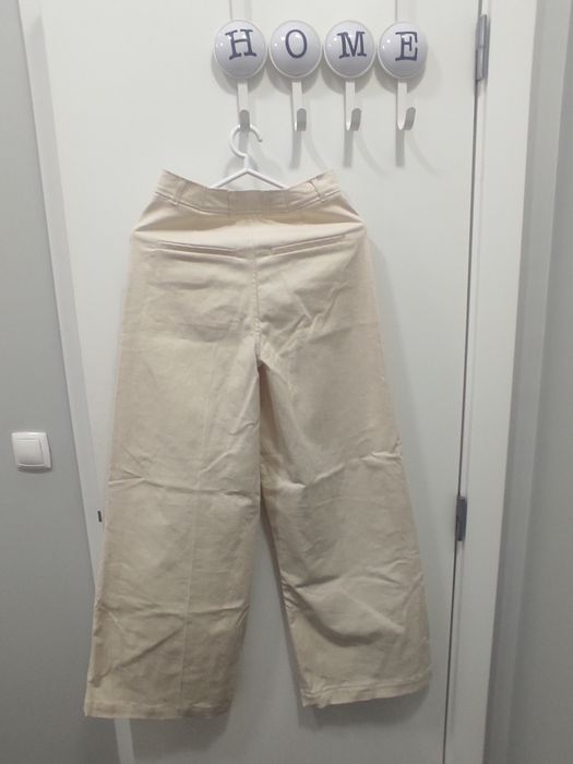 Calças senhora cremes