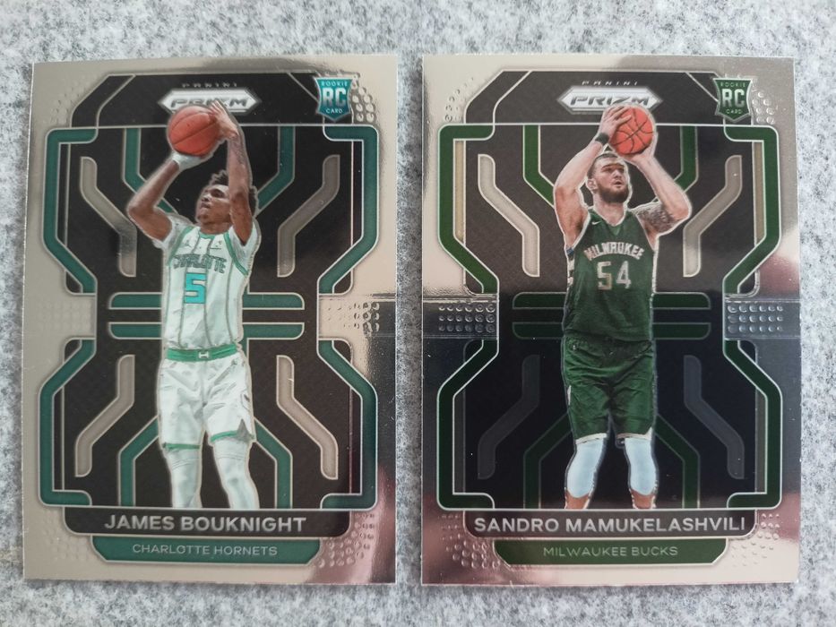 2 karty NBA Rookie 2021-22 Panini Prizm Bouknight Mamukelashvili