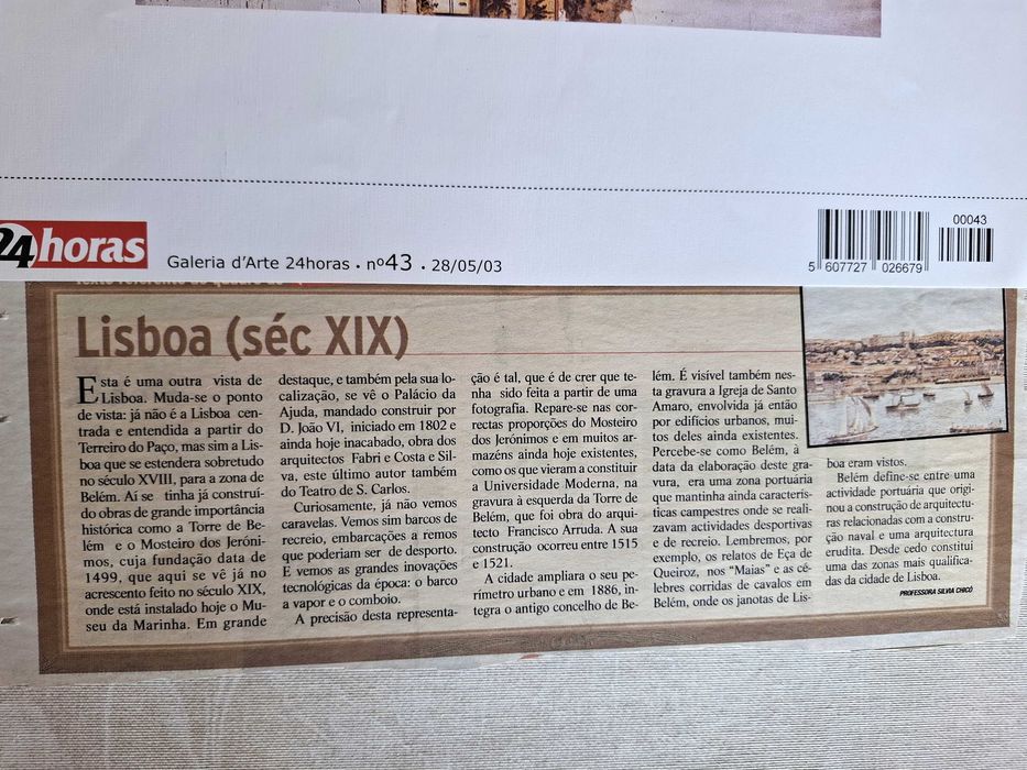 Gravuras de Lisboa - Galeria D'Arte 24 Hrs 40,5x52,5 cm