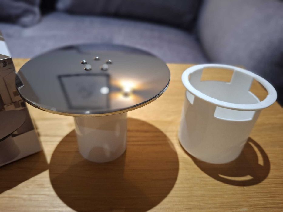 Pokrywa odpływu prysznicowego 90 mm – chrom, z łapaczem włosów